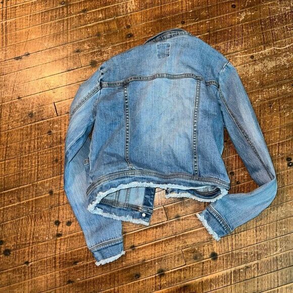 Mayoral distressed 14 classic basic denim jacket - Picture 3 of 3